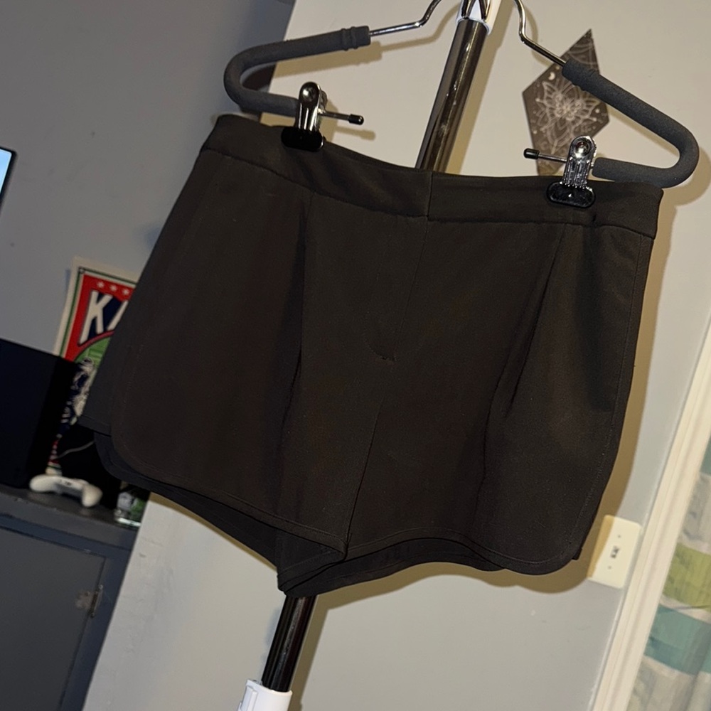 I Heart Ronson Black Skorts Lightweight Versatile Design
